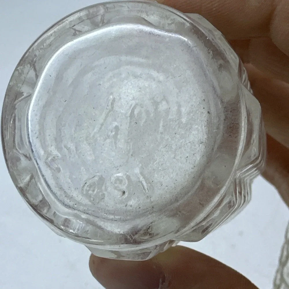Vintage Salt Pepper Shakers Clear Glass Barrel No Lid Hazel Atlas Anchor Hocking